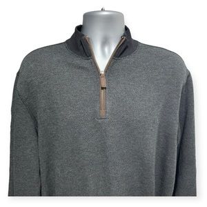 Cremieux by Daniel Cremieux Signature Label Quarter Zip - Size L